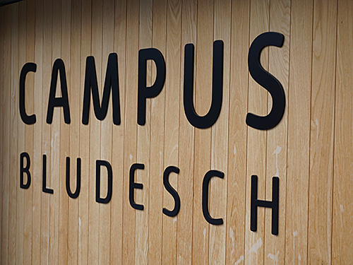 Campus Bludesch Signaletik