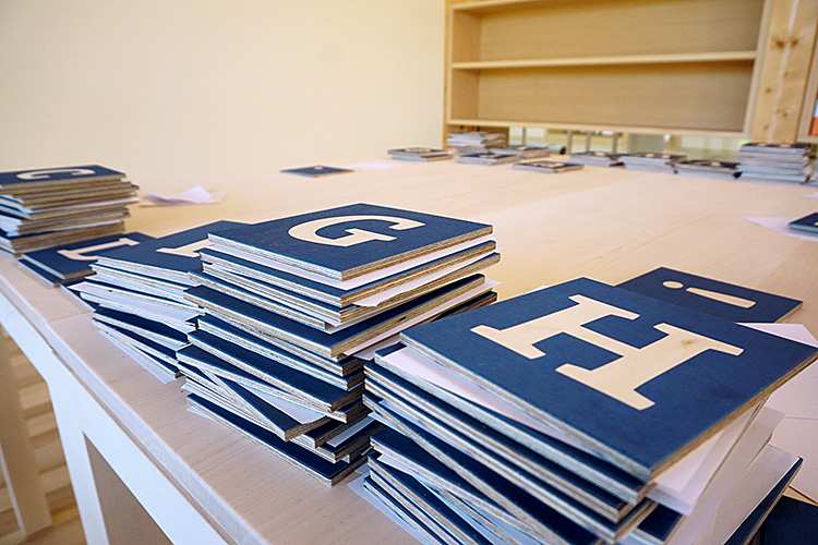 Volksschule Andelsbuch Leitsystem Signaletik